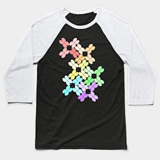 Bright and friendly rainbow pattern Baseball T-Shirt